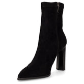 Tronchetto in tessuto con zip nero | Boscaini Scarpe