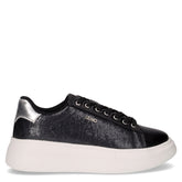 Babol 01 sneaker in ecopelle con platform nero | Boscaini Scarpe