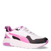 Trinity 2 LT Jelly Heaven sneaker ragazza in tessuto ed ecopelle bianco malva nero | Boscaini Scarpe