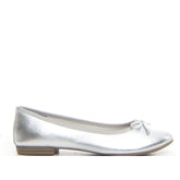 Ballerina con fiocco silver | Boscaini Scarpe