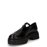 Ballerina chunky con cinturino in ecopelle nero | Boscaini Scarpe