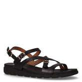 Sandalo in pelle nero | Boscaini Scarpe