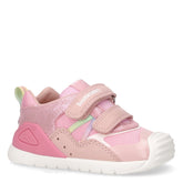 Sneakers in pelle e tessuto con strappi bambina rosa | Boscaini Scarpe