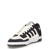 Rapid Court Low sneaker in pelle ed ecopelle nero bianco | Boscaini Scarpe