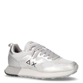 Jaki 2.0 sneaker in pelle e tessuto argento - SUN68 UOMO | Boscaini Scarpe