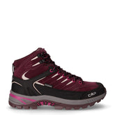 Kids rigel 2.0 mid wp scarponcino da trekking in pelle scamosciata e tessuto ragazza viola | Boscaini Scarpe