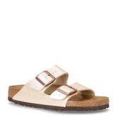 Arizona ciabatta in pelle bianco perlato | Boscaini Scarpe