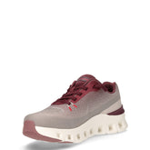 Glide Step Pro Waverra sneaker slip on in tessuto taupe burgundy | Boscaini Scarpe