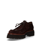 Mocassino con lacci in pelle caffè\r\n | Boscaini Scarpe