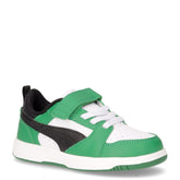 Courtflex V3 sneaker da bambino in ecopelle bianco nero - Sneakers Bambino | Boscaini Scarpe