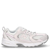 304 sneaker in tessuto e pelle bambina grigio rosa | Boscaini Scarpe