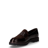 Mocassino in pelle ed ecopelle mocca | Boscaini Scarpe