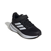 Run Falcon 5 sneaker bambino in tessuto nero bianco | Boscaini Scarpe