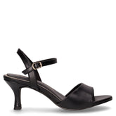 Sandalo in ecopelle con tacco nero | Boscaini Scarpe