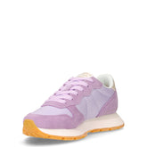 Ally Gold Silver sneaker in pelle e tessuto lilla | Boscaini Scarpe