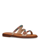 Ciabatta con applicazioni platino | Boscaini Scarpe