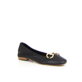 Ballerina con staffa nero | Boscaini Scarpe