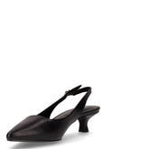 Slingback con tacco nero | Boscaini Scarpe