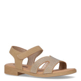Sandalo con strass beige | Boscaini Scarpe