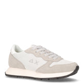 Ally Glitter Textile sneaker in pelle e tessuto argento grigio - SUN68 | Boscaini Scarpe