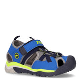 S.lake sandalo a punta chiusa in ecopelle da bambino blu | Boscaini Scarpe