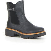 Stivaletto con zip nero | Boscaini Scarpe