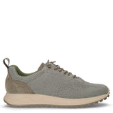 Sneaker in tessuto e pelle militare | Boscaini Scarpe