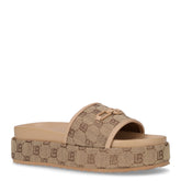 Ciabatta con platform beige - LAURA BIAGIOTTI | Boscaini Scarpe