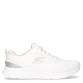 Skech Lite Pro 2.0 Brilliant Shimmer sneaker in tessuto bianco argento | Boscaini Scarpe