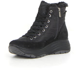 Stivaletto stringato nero | Boscaini Scarpe