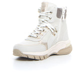 Polacchina sportiva mid ivory | Boscaini Scarpe