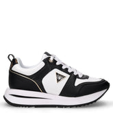 Sneaker in ecopelle bianco nero | Boscaini Scarpe