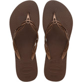Flash sweet ciabatta infradito dark brown | Boscaini Scarpe