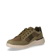 Lee sneaker in pelle e tessuto oliva | Boscaini Scarpe