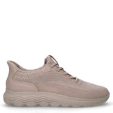 Spherica Plus sneaker in pelle ed ecopelle beige polvere | Boscaini Scarpe