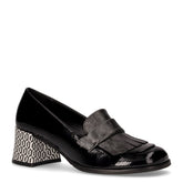 Décolleté con frangia nero fucile - DU SIMON | Boscaini Scarpe