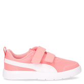 Courtflex V3 sneaker bambina in mesh rosa bianco | Boscaini Scarpe
