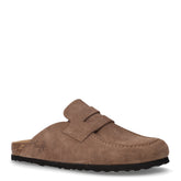 Ciabatta in pelle kaki | Boscaini Scarpe