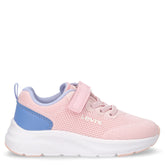 Hudson sneaker in tessuto ed ecopelle bambina rosa azzurro | Boscaini Scarpe