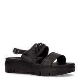 Sandalo con zeppa nero | Boscaini Scarpe