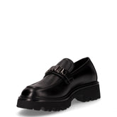 Mocassino chunky in ecopelle nero | Boscaini Scarpe