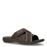 Ciabatta in ecopelle con strappo grigio - Ciabatte Aperte Uomo | Boscaini Scarpe