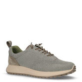Sneaker in tessuto e pelle militare | Boscaini Scarpe