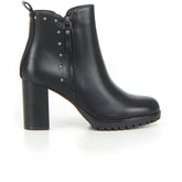 Tronchetto con zip nero | Boscaini Scarpe