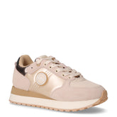 TRAVIS AUTHENTIC Sneaker in pelle e tessuto beige bronzo | Boscaini Scarpe