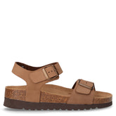 Hola sandalo in pelle taupe | Boscaini Scarpe