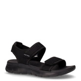 Summits Cute Mark sandalo in tessuto nero | Boscaini Scarpe