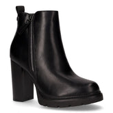 Tronchetto in ecopelle con zip nero | Boscaini Scarpe