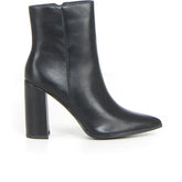 Tronchetto a punta con zip black | Boscaini Scarpe