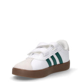 VL COURT 3.0 CF I-C sneakers in ecopelle e pelle bianco verde | Boscaini Scarpe